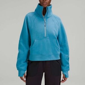 lululemon athletica Blue Half-Zip Pullover